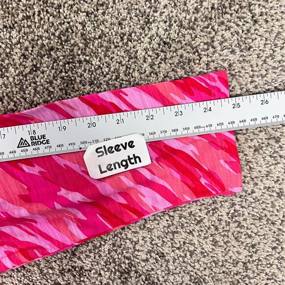 Belle Kim Gravel Women’s 1X Pink Red‎ Abstract Drape Cardigan Boho Lightweight - Picture 7 of 9